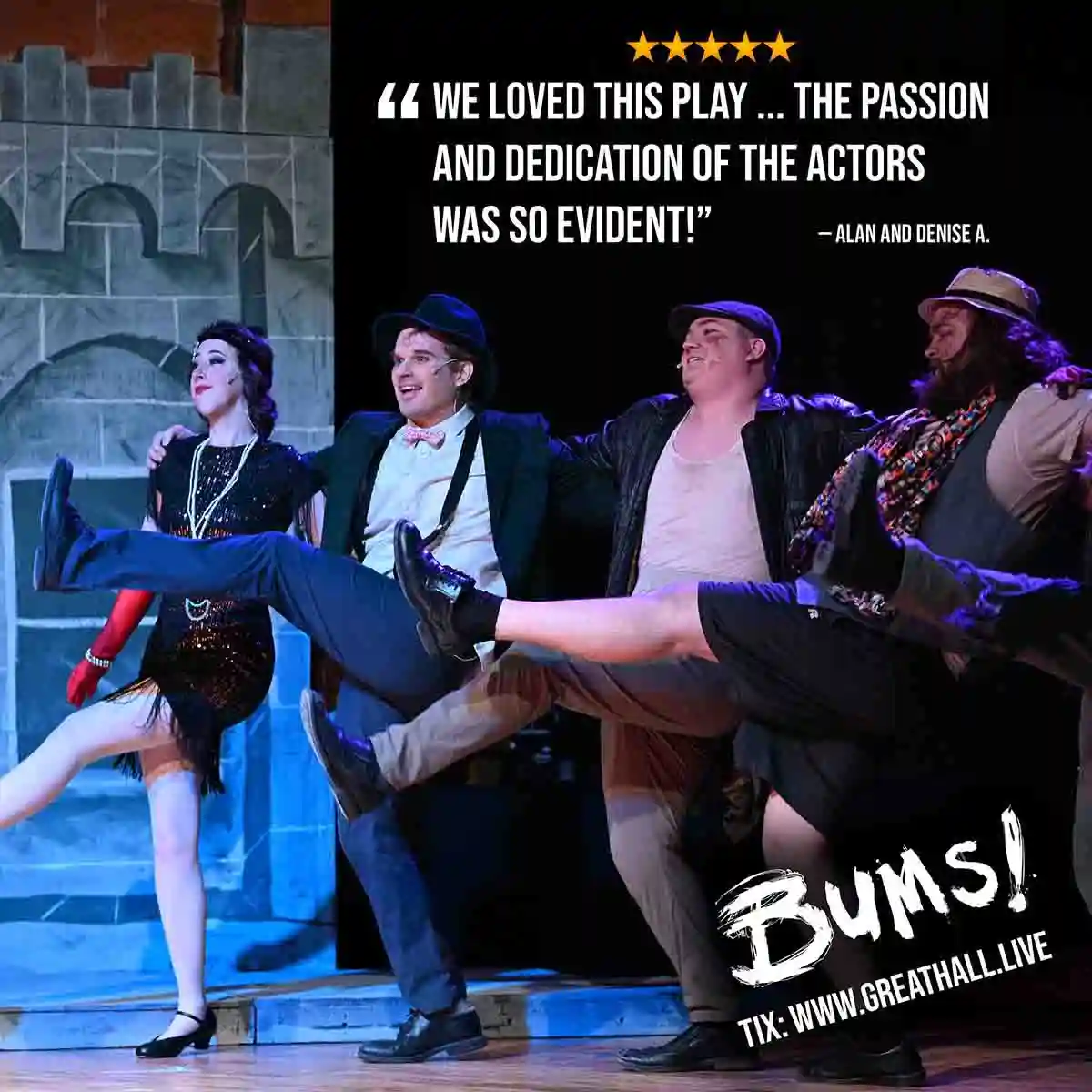 Bums & Businessmen, a previous production